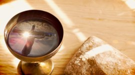 Communion Cross with Jesus