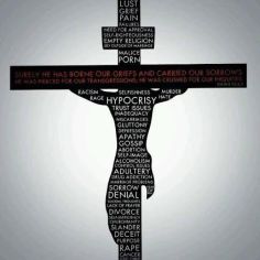 Jesus takes and becomes sin