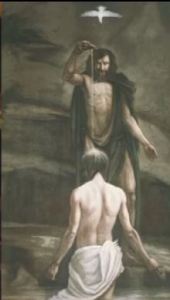 Jesus' Baptism Spirit Descends