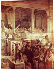 Jesus Teaching at Capernaum