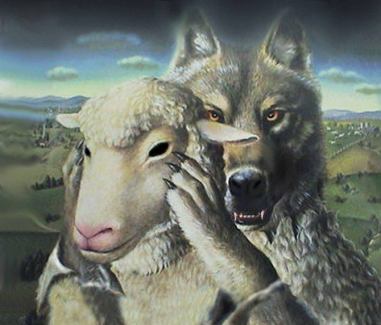 Wolf in the Church with Sheep