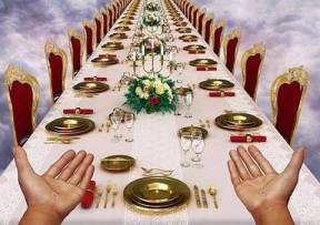 Heavenly Banquet Table