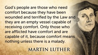 Luther Isaiah 40 Comfort