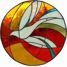 Holy Spirit Dove Stained Glass