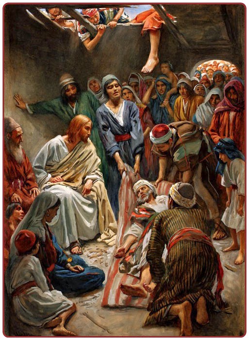 Jesus Heals the Paralytic Lowered from the Roof