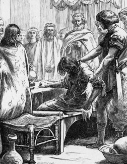 The Marriage Feast published 1864 by Sir John Everett Millais, Bt 1829-1896