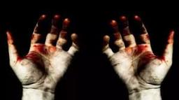 Bloody hands