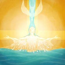 Matthew 3_17 - Baptism of Jesus Holy Spirit Dove